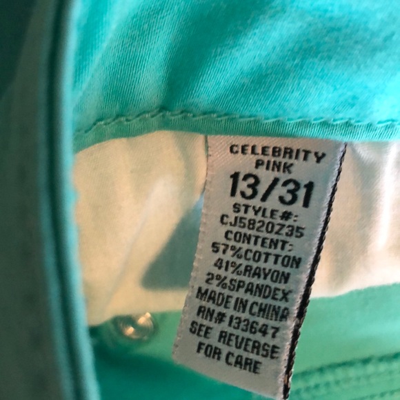 NWOT Seafoam Green Jeans - Picture 4 of 4